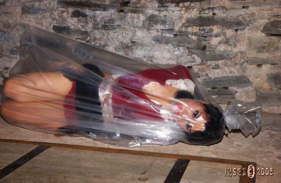 Free porn pics of Insex - schoolgirl tied and packed to polythene 16 of 303 pics
