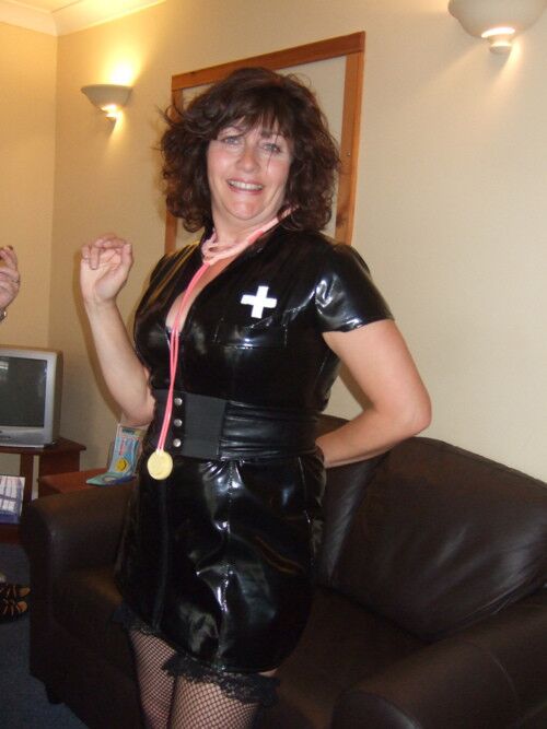 Free porn pics of Nurses in black pvc outfits 22 of 36 pics