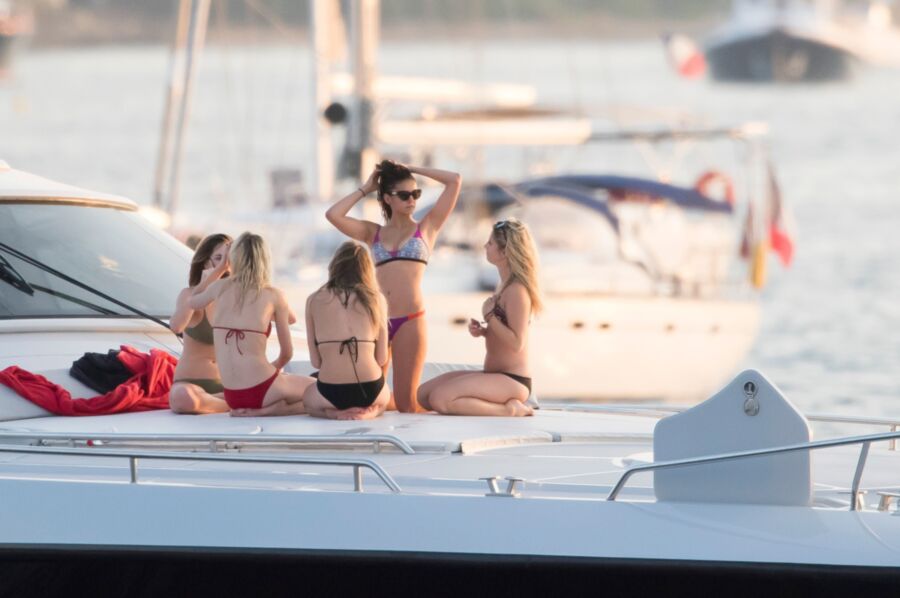 Free porn pics of Nina Dobreb - Bikinis on a Yacht 9 of 44 pics
