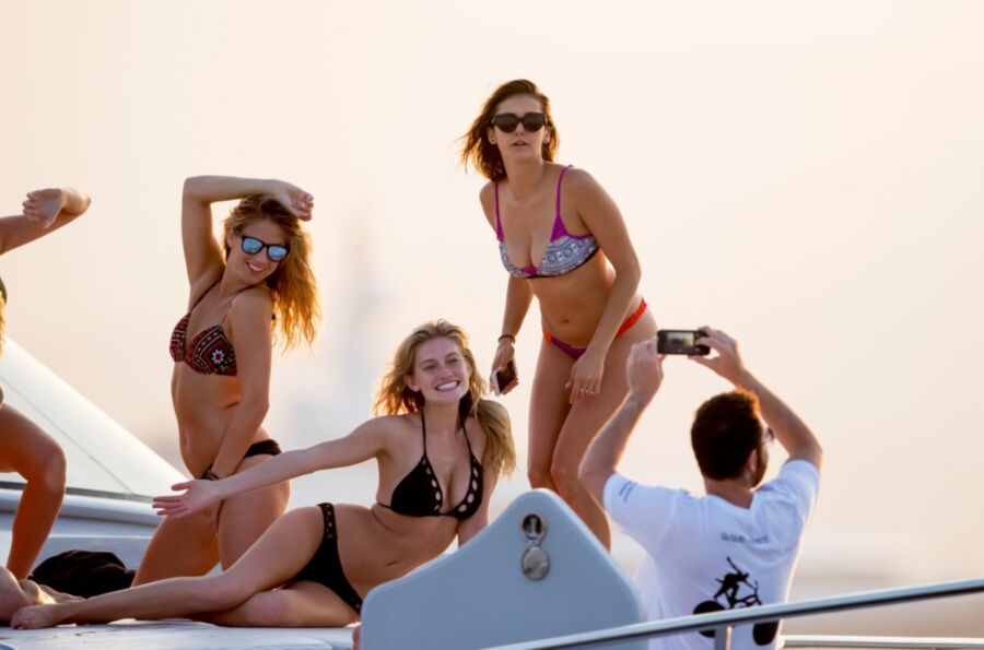 Free porn pics of Nina Dobreb - Bikinis on a Yacht 15 of 44 pics
