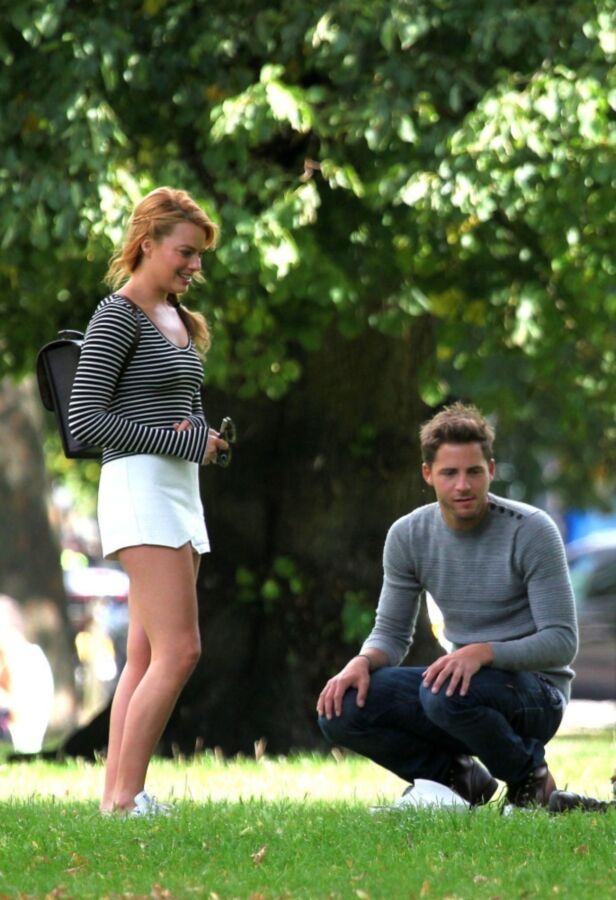 Free porn pics of Margot Robbie - Short Shorts in London Park 14 of 22 pics