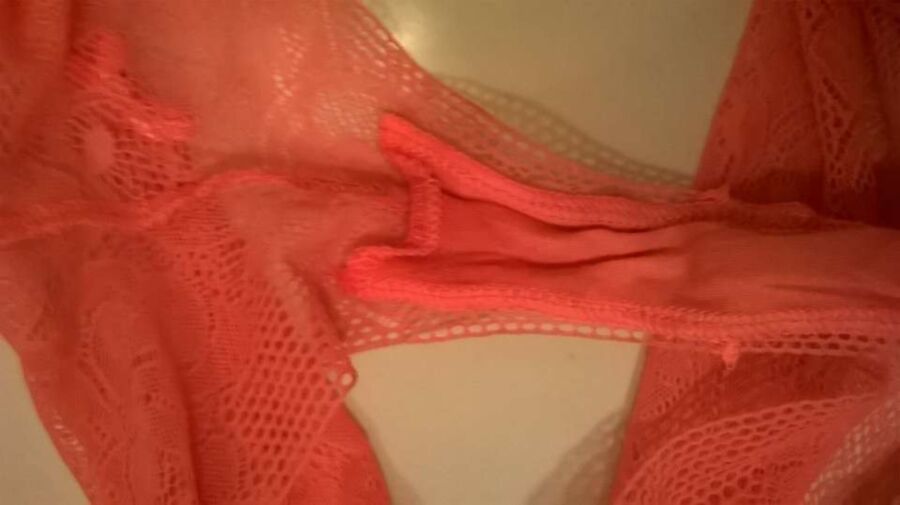 Free porn pics of Playing with cumpigs panties 5 of 8 pics