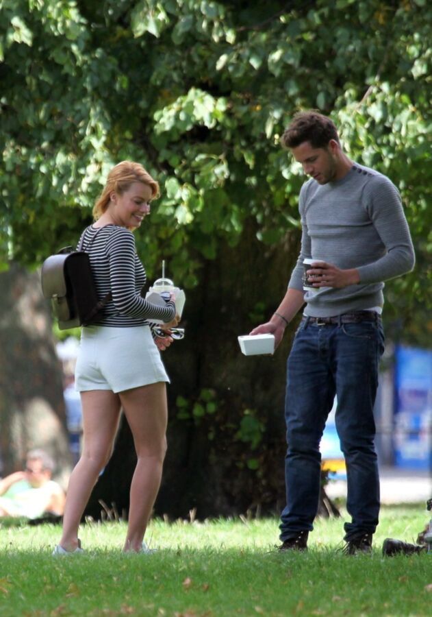Free porn pics of Margot Robbie - Short Shorts in London Park 11 of 22 pics