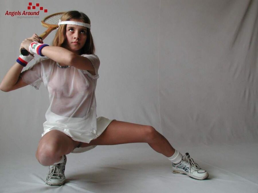 Free porn pics of Young Laura easily finds people to play tennis with her 20 of 49 pics