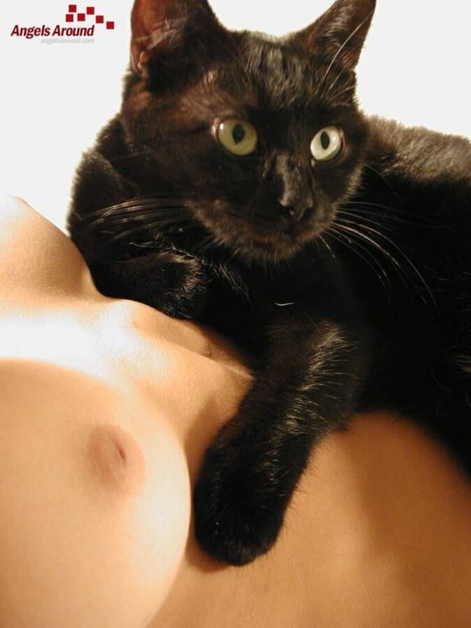 Free porn pics of As every young girl Laura loves to play with her small pussy cat 19 of 80 pics