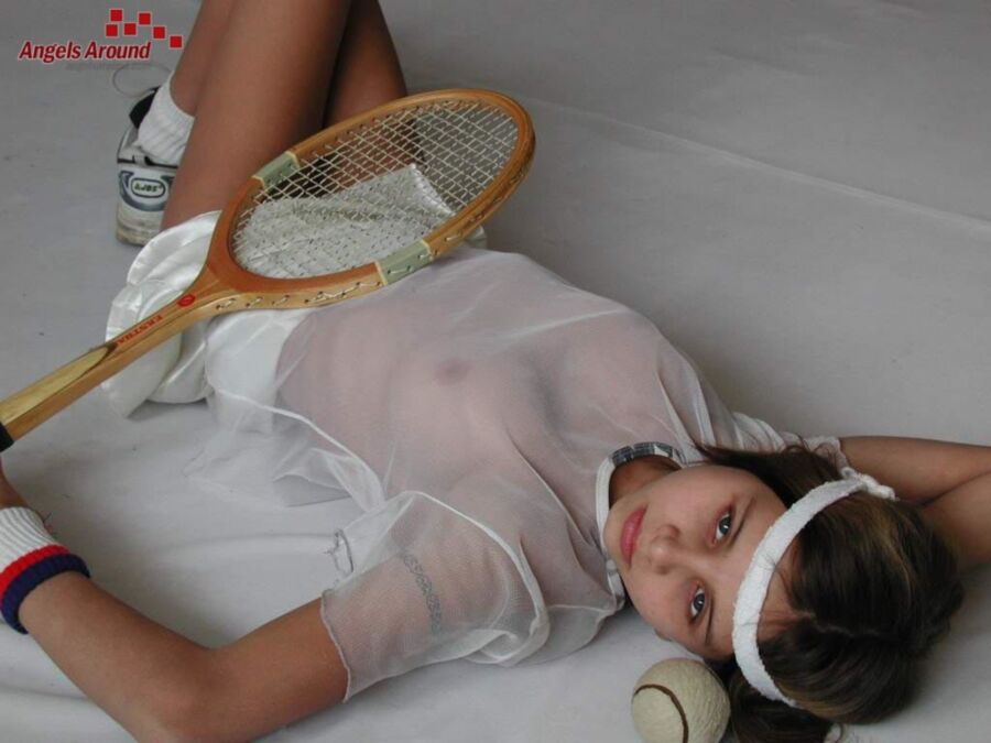 Free porn pics of Young Laura easily finds people to play tennis with her 17 of 49 pics