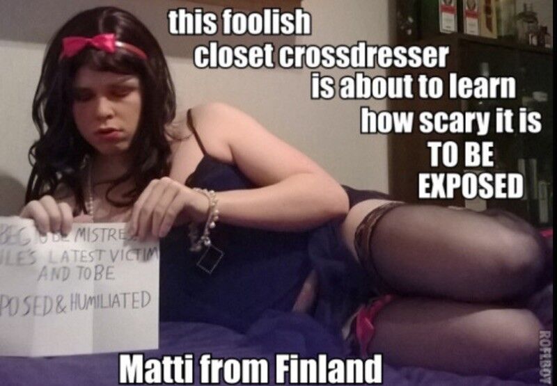 Free porn pics of Crossdresser sissy economics student from Helsinki, Finland 1 of 3 pics