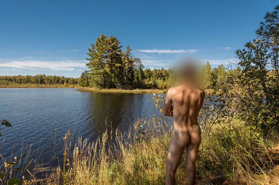 Free porn pics of Naked in a tree by a lake 8 of 14 pics