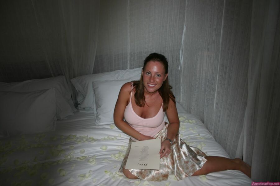 Free porn pics of Just Married Extremely Hot Busty Milf 12 of 30 pics