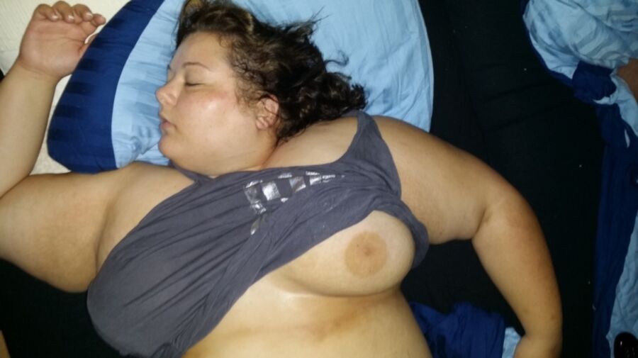 Free porn pics of Fat pig melanie sleeping 1 of 15 pics