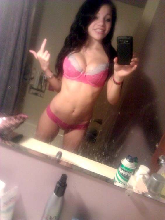 From it. Teen brunette mirror consider, that Something is. Teen brunette mirror very pity