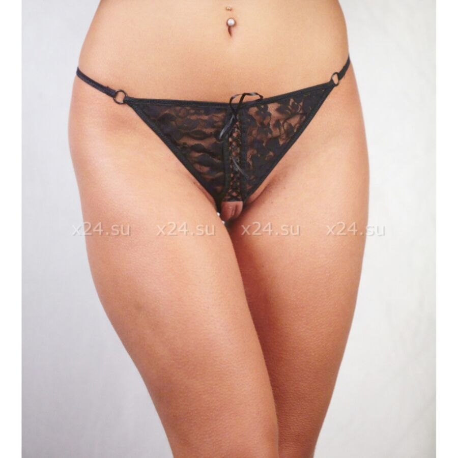 Free porn pics of Vanila Paradise lingerie: ouvert panties 4 of 15 pics