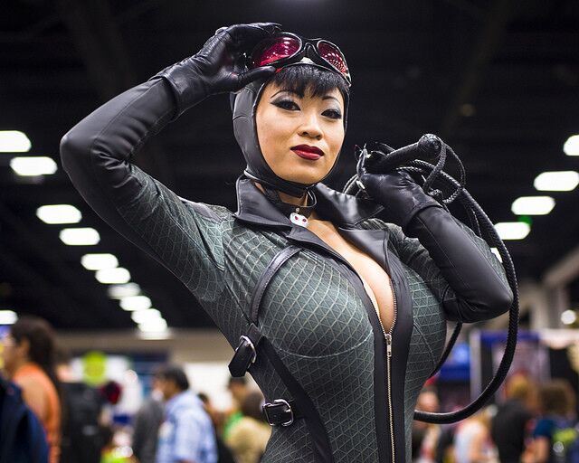 Free porn pics of Yaya Han - Big Titty Asian Catwoman Cosplay 4 of 7 pics