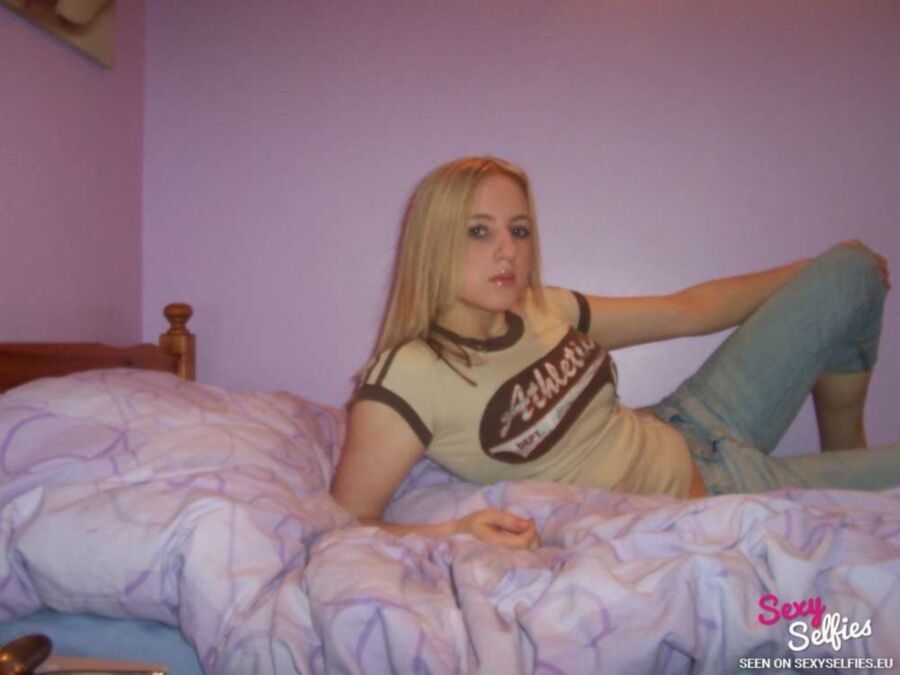 Free porn pics of Blonde teen with very naughty eyes  made sexy selfshots! 13 of 70 pics