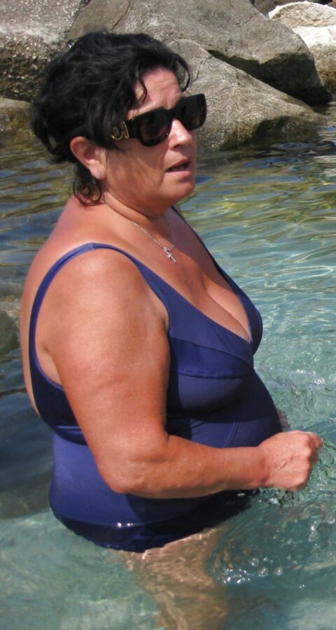 Free porn pics of Italian granny inswimsuit 8 of 12 pics