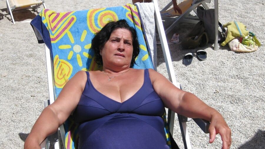 Free porn pics of Italian granny inswimsuit 9 of 12 pics