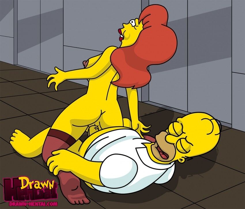 Free porn pics of The Simpsons - drawn hentai Series 15 of 26 pics