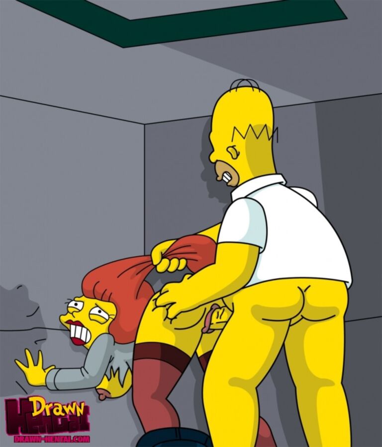 Free porn pics of The Simpsons - drawn hentai Series 12 of 26 pics