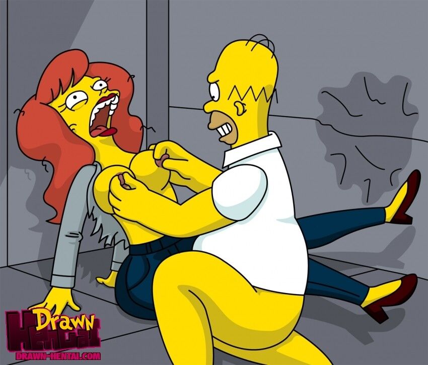 Free porn pics of The Simpsons - drawn hentai Series 13 of 26 pics