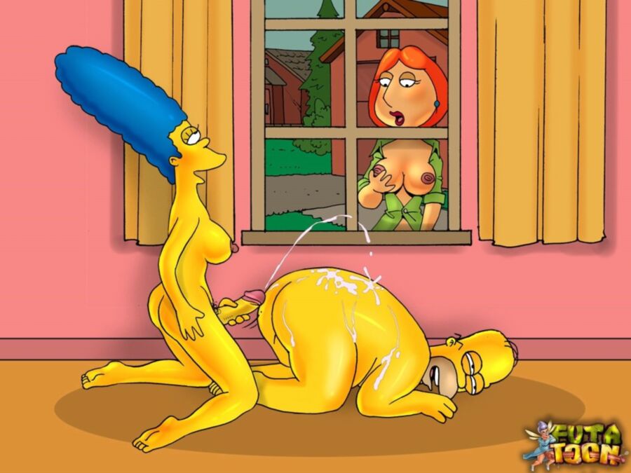 Free porn pics of The Simpsons - futa toon Series 12 of 14 pics