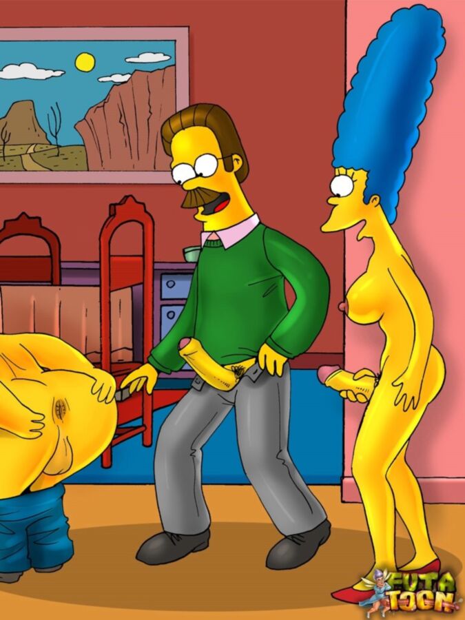 Free porn pics of The Simpsons - futa toon Series 7 of 14 pics