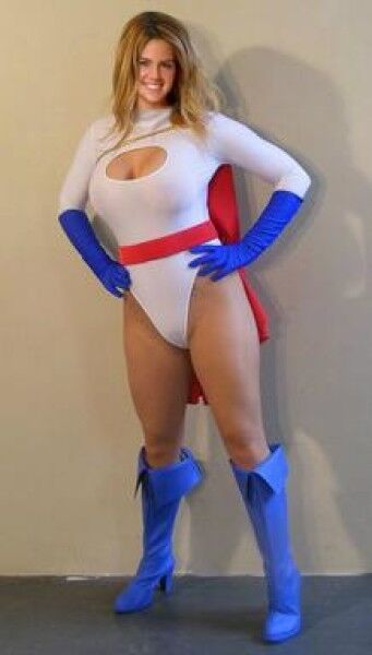 Free porn pics of Kate Upton as superheroine powergirl 1 of 7 pics