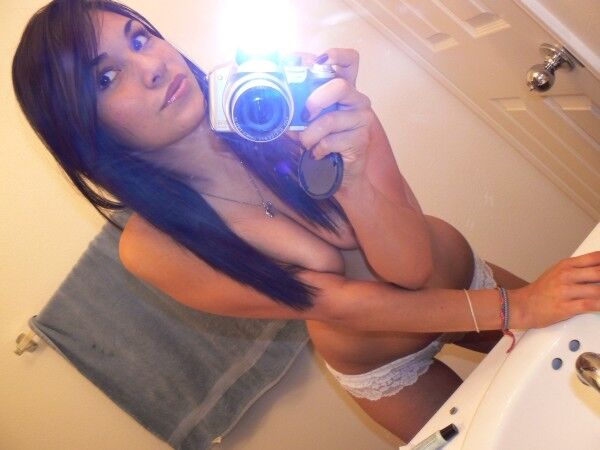 Free porn pics of Really cute and hot brunette teen.. selfshots 12 of 32 pics