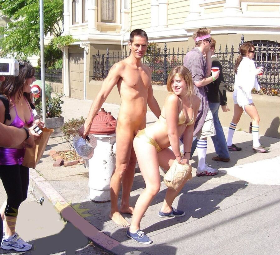 Free porn pics of Naked in public 5 of 64 pics
