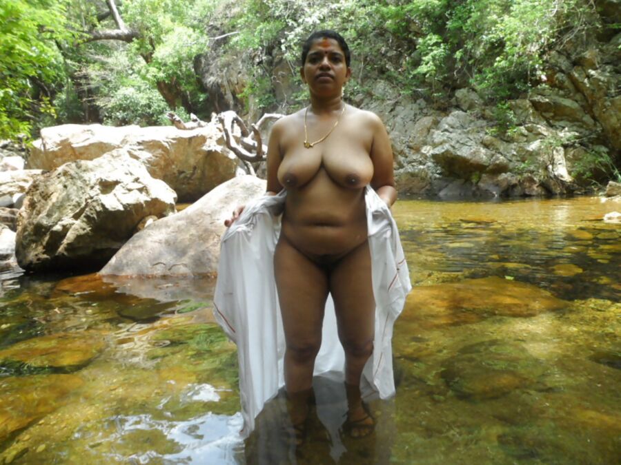 Free porn pics of TAMIL AUNTY BATHING IN RIVER 12 of 12 pics