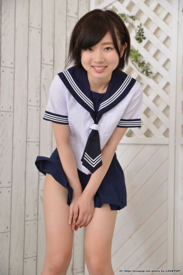 Free porn pics of JAV Idol Rin Sasayama schoolgirl cosplay 17 of 181 pics