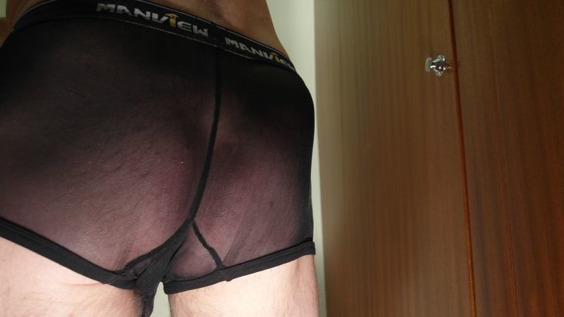 Free porn pics of Hardjekko-Black see through mesh mans underwear 5 of 8 pics