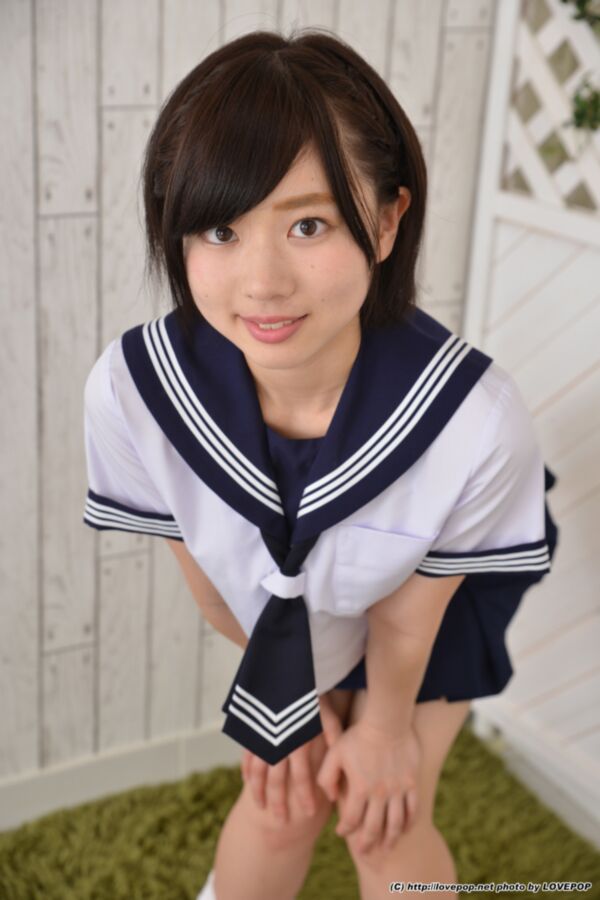 Free porn pics of JAV Idol Rin Sasayama schoolgirl cosplay 15 of 181 pics