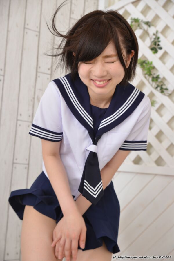 Free porn pics of JAV Idol Rin Sasayama schoolgirl cosplay 18 of 181 pics