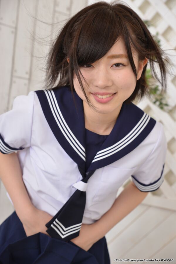 Free porn pics of JAV Idol Rin Sasayama schoolgirl cosplay 21 of 181 pics
