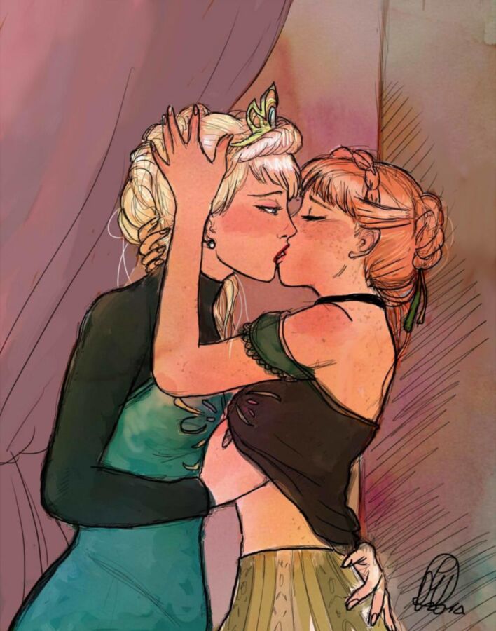 Free porn pics of Lesbian Hentai Edition - Frozen - Anna & Elsa 1 of 33 pics