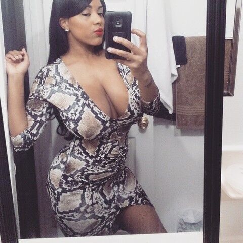Free porn pics of Petite Black Chick With HUGE Tits 7 of 15 pics