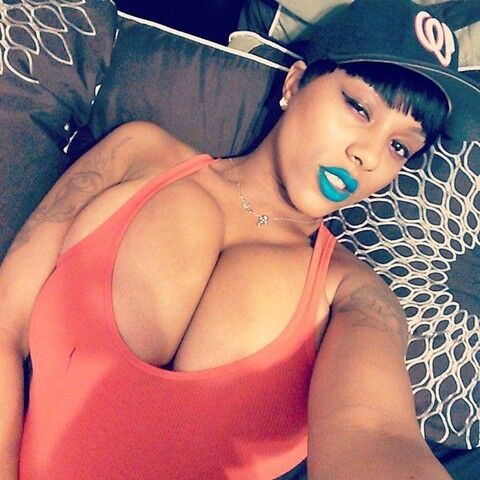 Free porn pics of Petite Black Chick With HUGE Tits 10 of 15 pics
