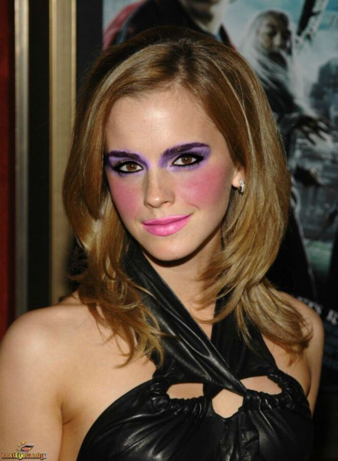 Free porn pics of Emma Watson Slutty Makeup fakes 2 of 13 pics