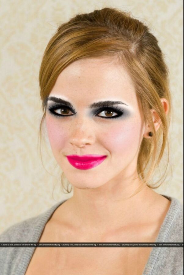 Free porn pics of Emma Watson Slutty Makeup fakes 5 of 13 pics