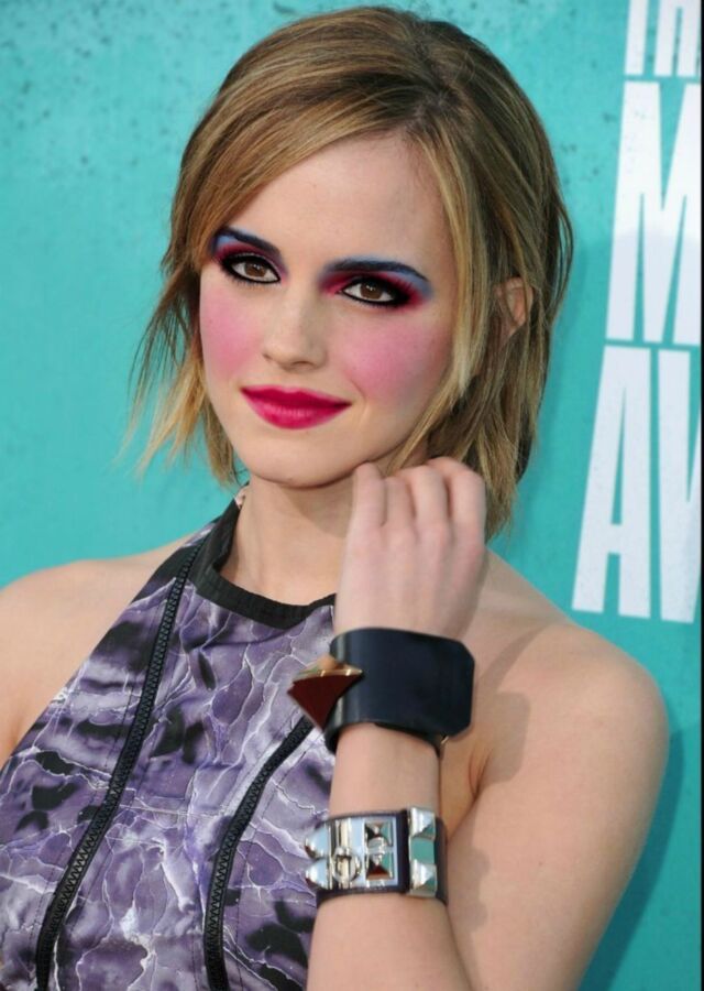 Free porn pics of Emma Watson Slutty Makeup fakes 1 of 13 pics