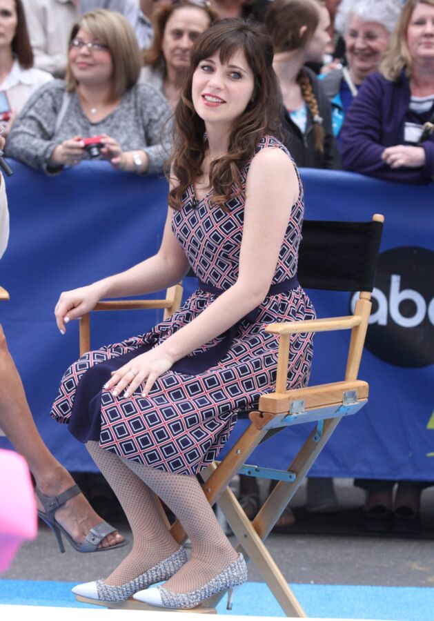 Free porn pics of Zooey Deschanel - Sexy Legs and Feet 8 of 13 pics