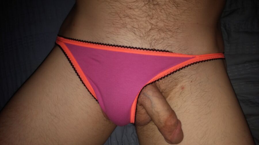 Free porn pics of pink string bikini panty 16 of 45 pics