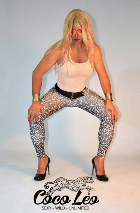 Free porn pics of Coco Leo Leopard Leggings 3 of 6 pics