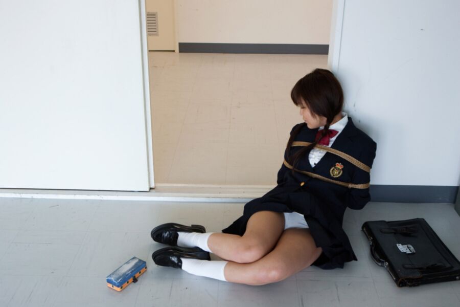 Free porn pics of Yummy Schoolgirl Uniform Shibari 24 of 238 pics