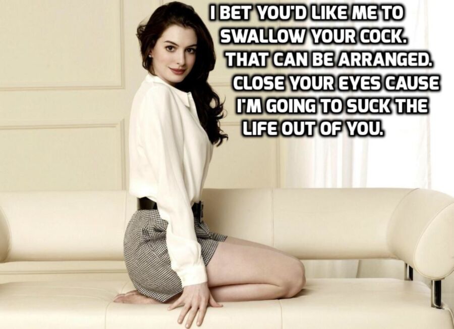 Free porn pics of Anne Hathaway Captions 1 of 6 pics