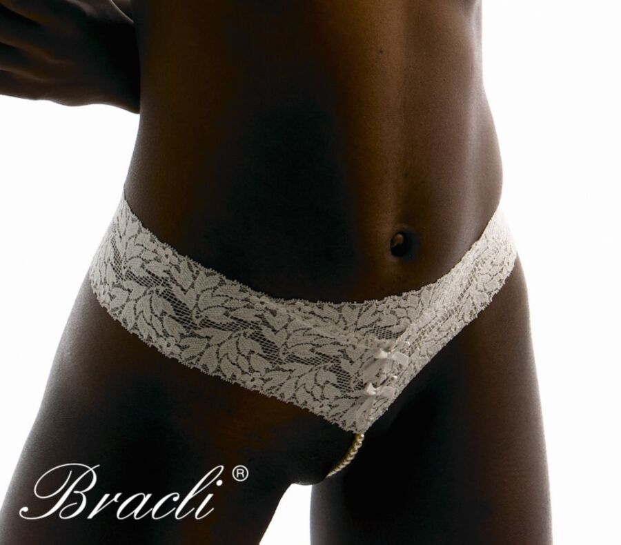 Free porn pics of Bracli lingerie: pearl thongs 13 of 17 pics