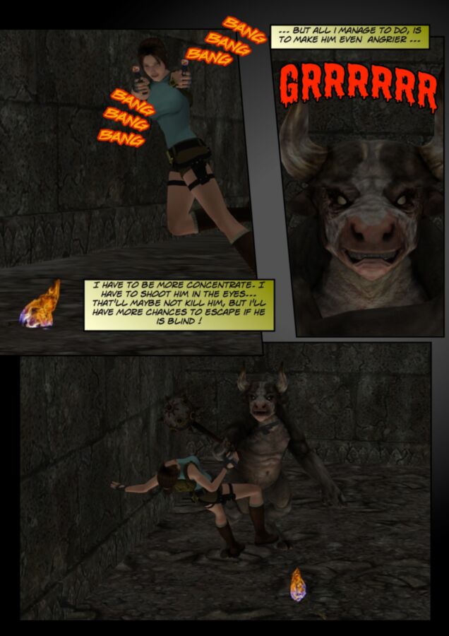 Free porn pics of Lara Croft Vs The Minotaurus W.I.P. 4 of 29 pics
