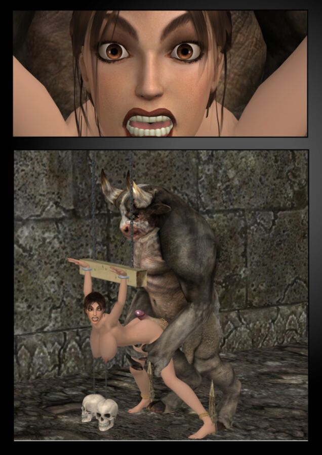 Free porn pics of Lara Croft Vs The Minotaurus W.I.P. 17 of 29 pics