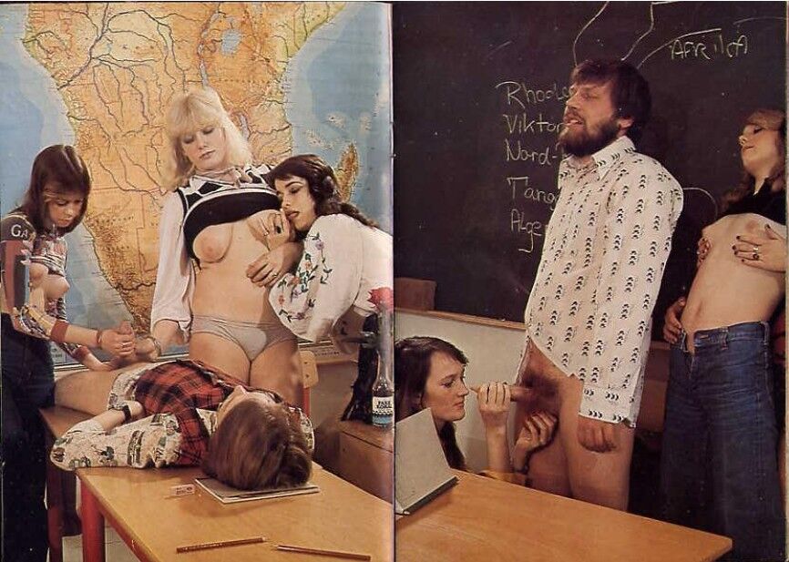 Model first time vintage teacher