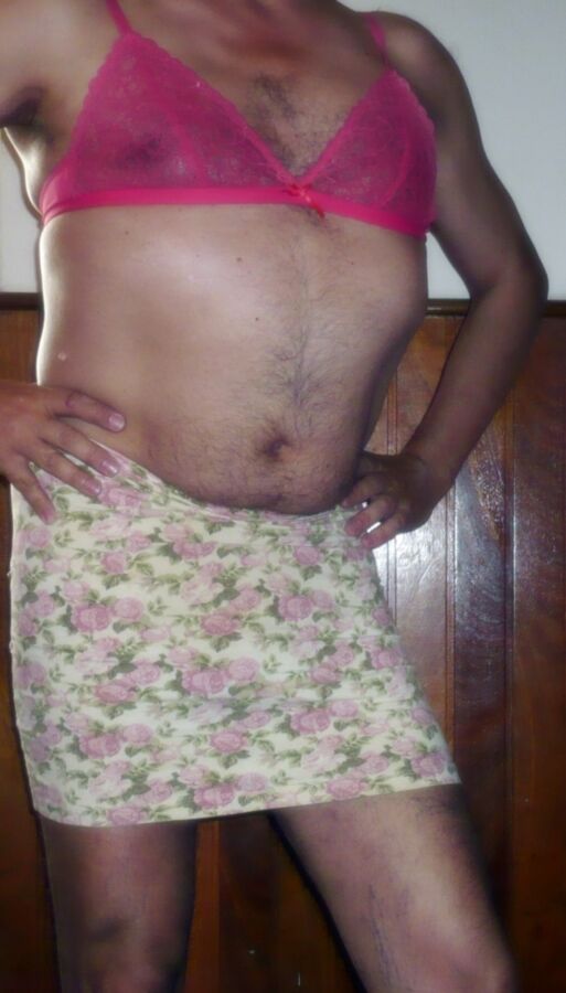 Free porn pics of JB cuck showing skirt, bra an very small dick 1 of 17 pics